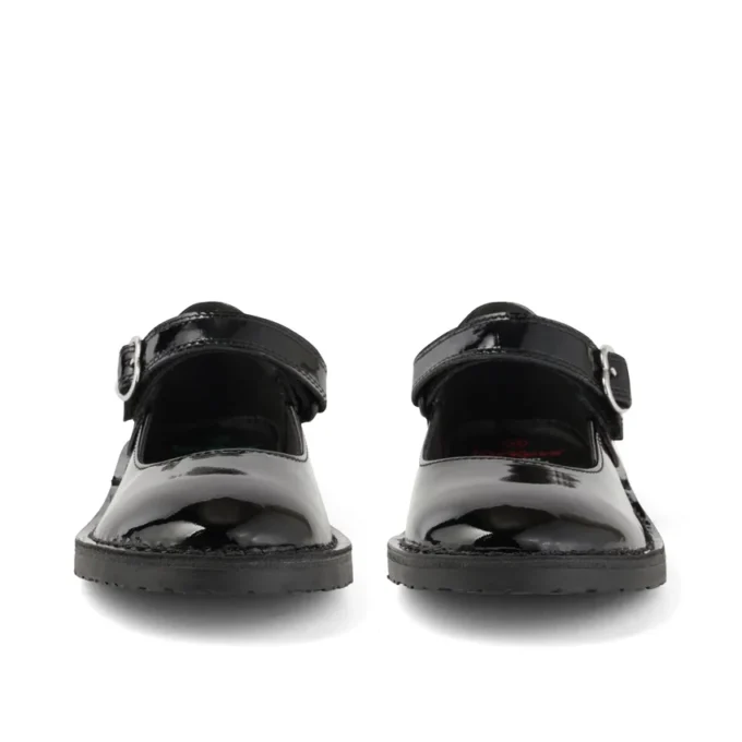 Adlar Heart Mj in vernice nera per ragazze Adlar Heart Mj in vernice nera per ragazze