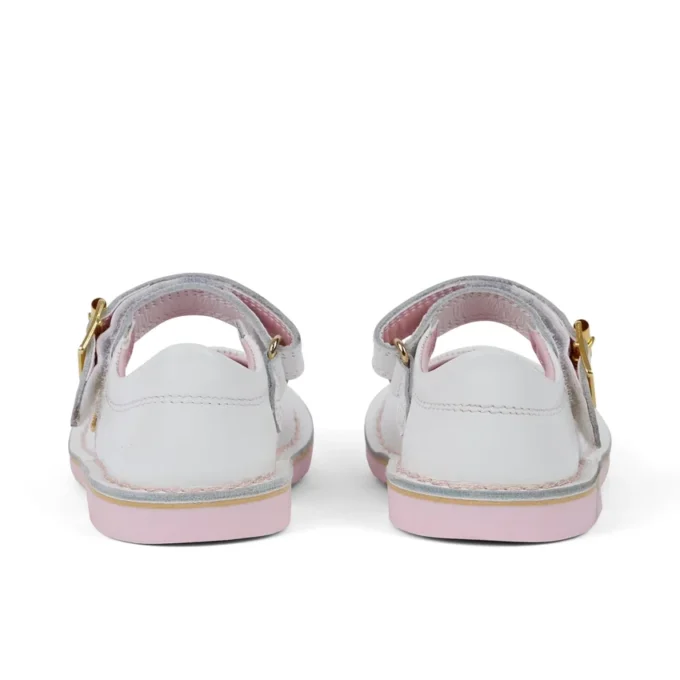 Adlar MJ in pelle bianca unisex per neonati Adlar MJ in pelle bianca unisex per neonati