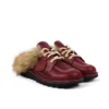 Adult Unisex Kick Mule in pelliccia Mains Rosso Adult Unisex Kick Mule in pelliccia Mains Rosso