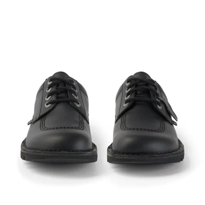 Adulti Unisex Kick Lo in similpelle nera