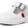 Baby Girl Kick T-Bar Bianco
