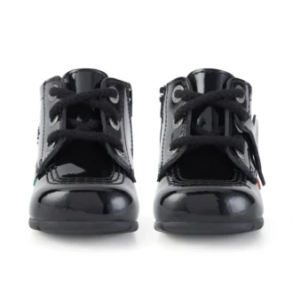 Baby Kick Hi B Zip in vernice nera