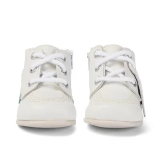 Baby Kick Hi in pelle bianca