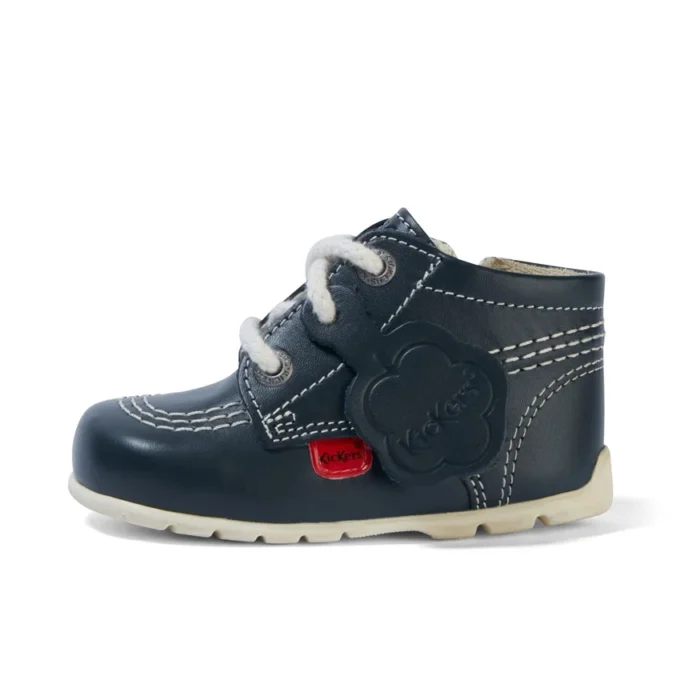 Baby Kick Hi in pelle blu navy Baby Kick Hi in pelle blu navy