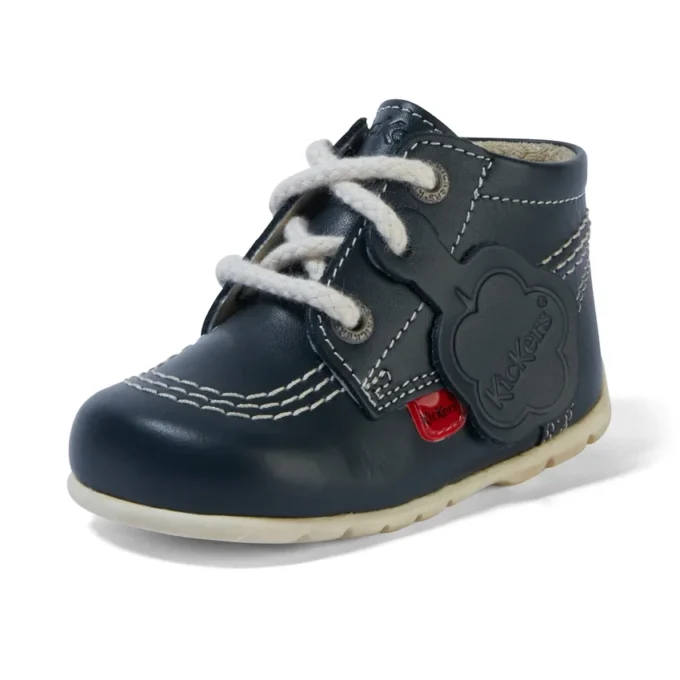 Baby Kick Hi in pelle blu navy Baby Kick Hi in pelle blu navy