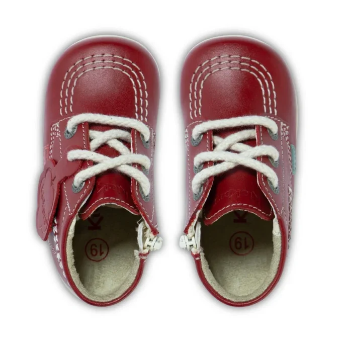 Baby Kick Hi in pelle rossa Baby Kick Hi in pelle rossa