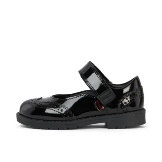 Bambine Lachly Mj Brogue in vernice nera