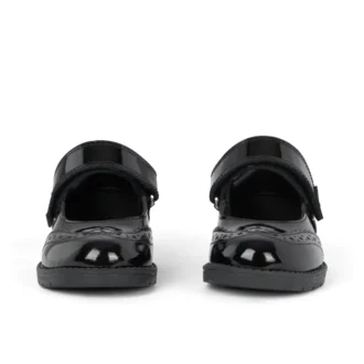 Bambine Lachly Mj Brogue in vernice nera