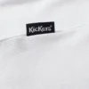 Canotta classica a costine Kickers da donna, colore bianco
