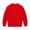 Cardigan classico Kickers unisex per adulti, rosso