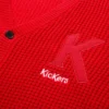 Cardigan classico Kickers unisex per adulti, rosso
