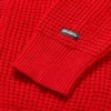 Cardigan classico Kickers unisex per adulti, rosso