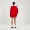 Cardigan classico Kickers unisex per adulti, rosso