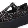 Donna Adulta Kick T-Bar Platform Pelle Nero