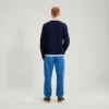 Felpa da uomo Kickers Crew Knit Navy Felpa da uomo Kickers Crew Knit Navy