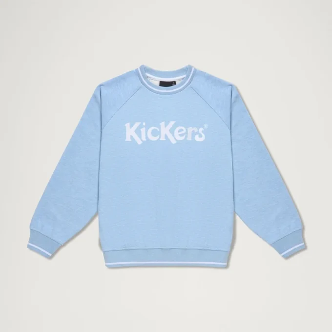 Felpa unisex per adulti Kickers Classic Crew blu