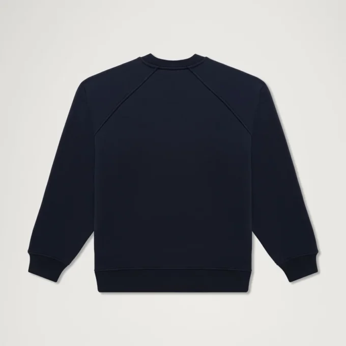 Felpa unisex per adulti Kickers Classic Crew blu navy