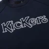 Felpa unisex per adulti Kickers Classic Crew blu navy