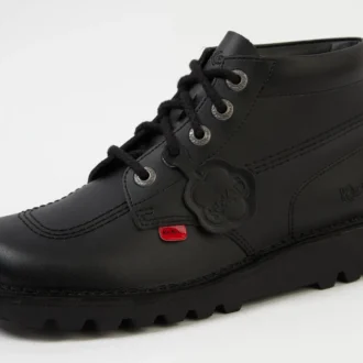 Fleurette in pelle unisex nera Fleurette in pelle unisex nera