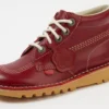 Fleurette in pelle unisex rosso