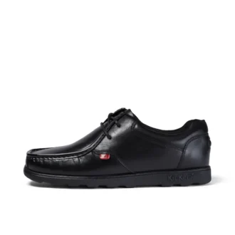 Fragma Lace in pelle nera da uomo