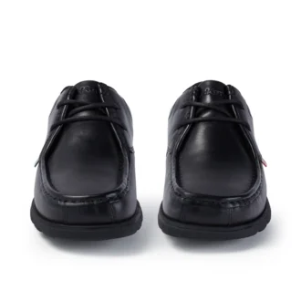 Fragma Lace in pelle nera per ragazzi