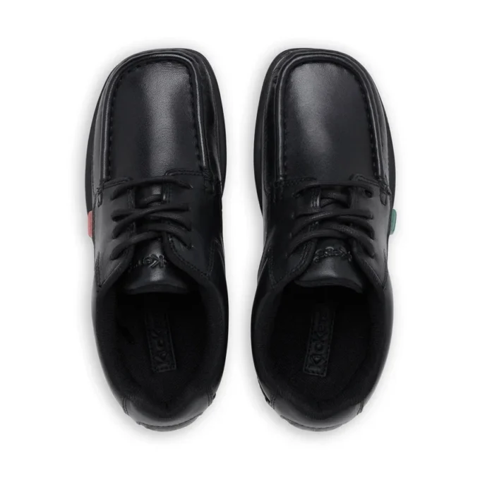 Fragma Lace in pelle nera per ragazzi Fragma Lace in pelle nera per ragazzi