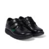 Fragma Lo Twin Vel in pelle nera per neonati maschi Fragma Lo Twin Vel in pelle nera per neonati maschi