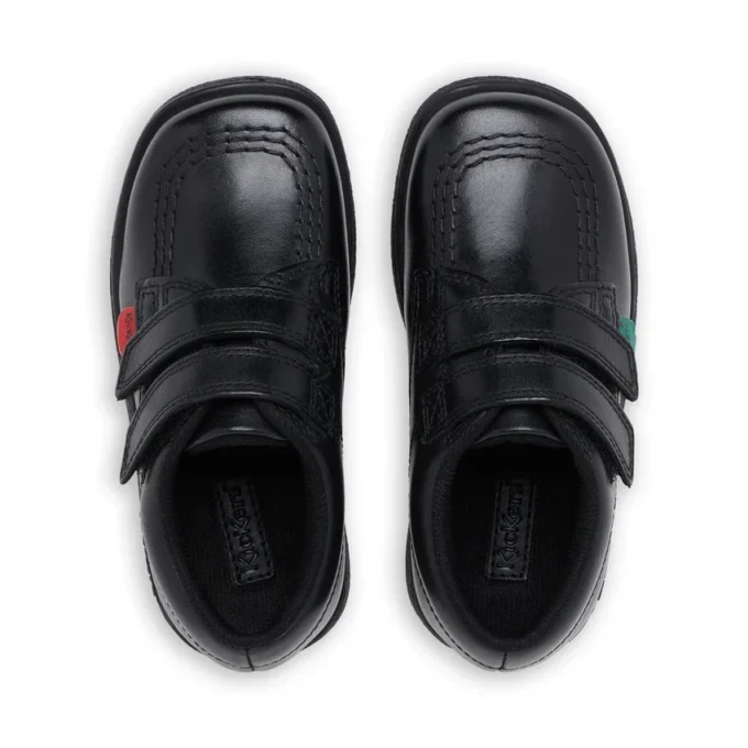 Fragma Lo Twin Vel in pelle nera per neonati maschi Fragma Lo Twin Vel in pelle nera per neonati maschi