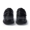 Fragma Moc Twin Vel in pelle nera per ragazzi Fragma Moc Twin Vel in pelle nera per ragazzi