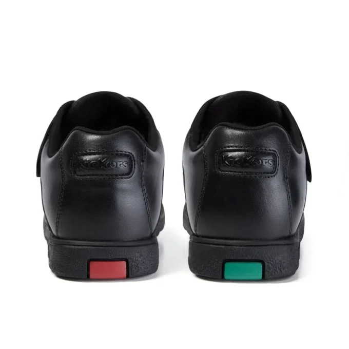 Fragma Moc Twin Vel in pelle nera per ragazzi Fragma Moc Twin Vel in pelle nera per ragazzi