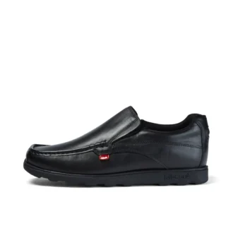 Fragma Slip da uomo in pelle nera