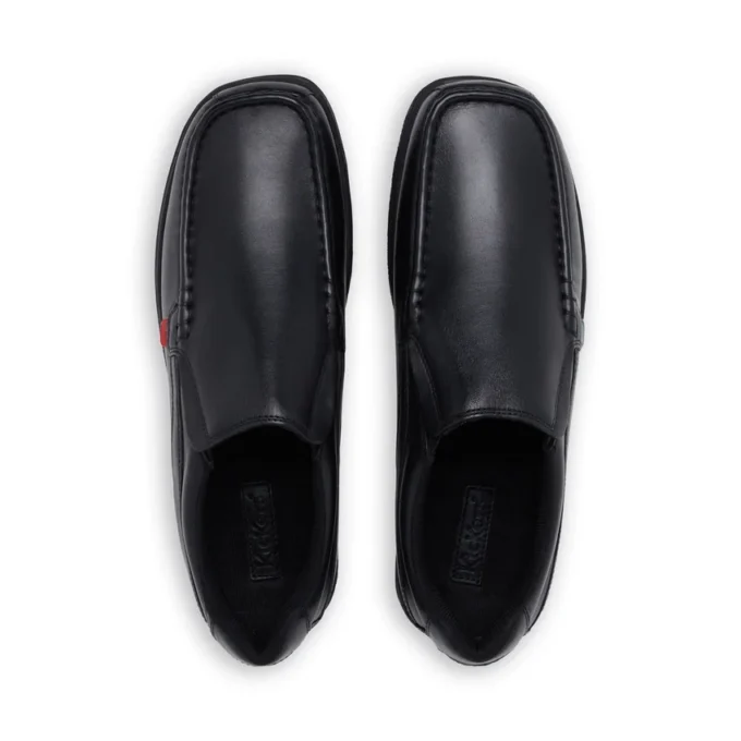 Fragma Slip da uomo in pelle nera