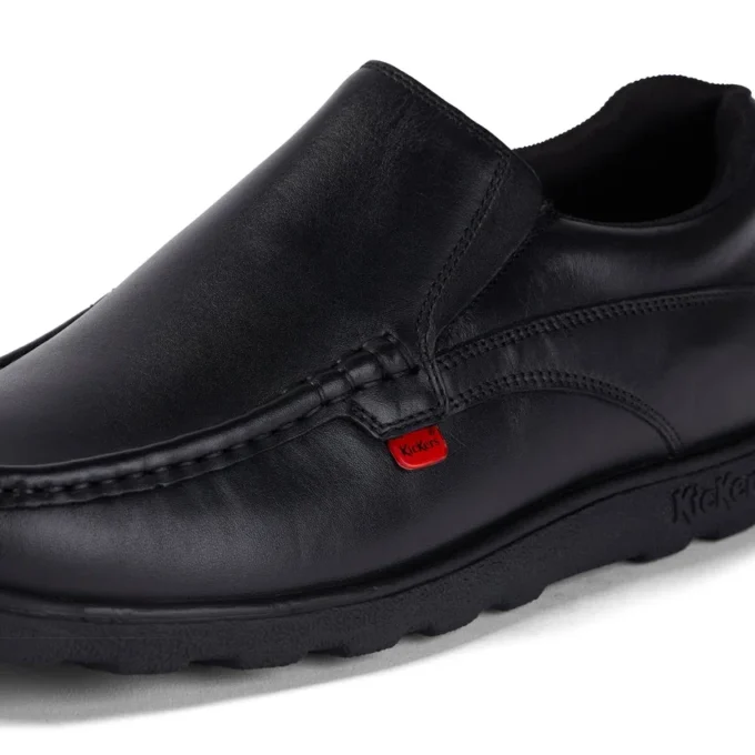 Fragma Slip da uomo in pelle nera