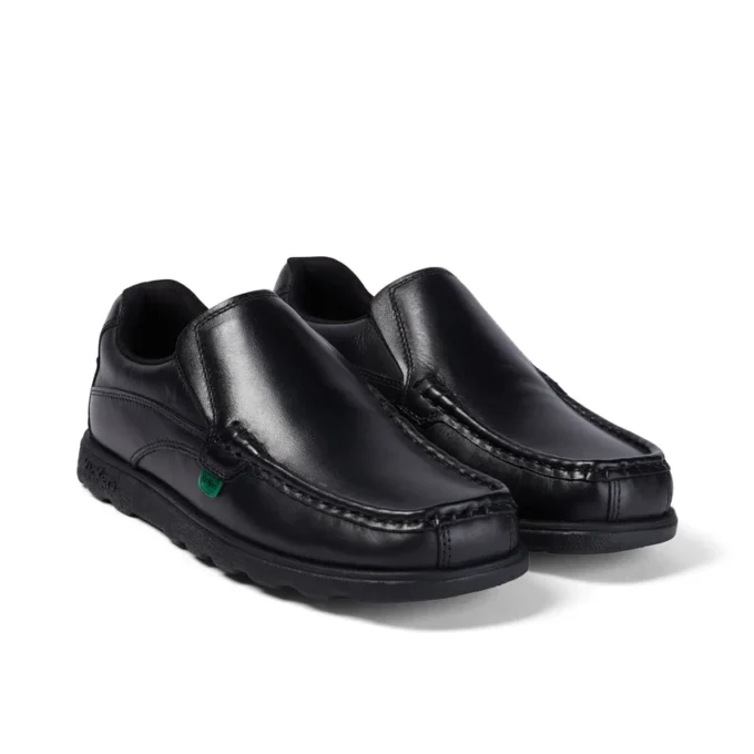 Fragma Slip in pelle nera da ragazzo Fragma Slip in pelle nera da ragazzo