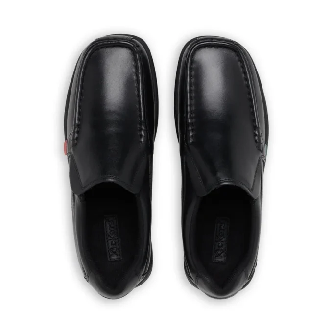 Fragma Slip in pelle nera da ragazzo Fragma Slip in pelle nera da ragazzo