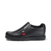 Fragma Slip in pelle nera per ragazzi Fragma Slip in pelle nera per ragazzi