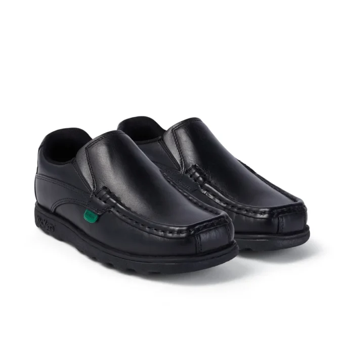 Fragma Slip in pelle nera per ragazzi Fragma Slip in pelle nera per ragazzi