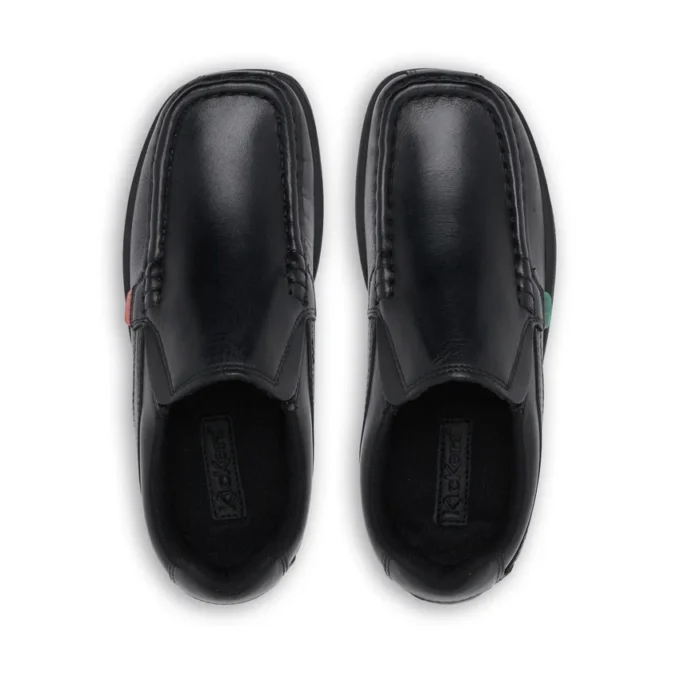 Fragma Slip in pelle nera per ragazzi Fragma Slip in pelle nera per ragazzi