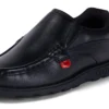 Fragma Slip in pelle nera per ragazzi Fragma Slip in pelle nera per ragazzi