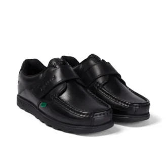 Fragma Strap in pelle nera da ragazzo