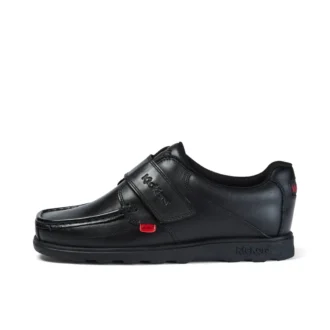 Fragma Strap in pelle nera da ragazzo