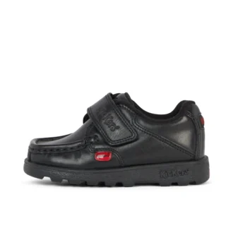 Fragma Strap in pelle nera per bambini