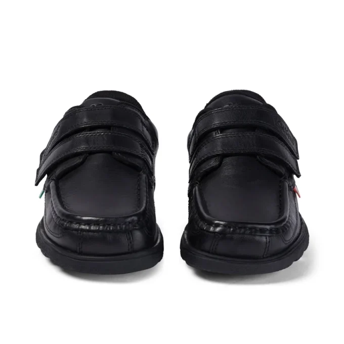 Fragma Twin Vel in pelle nera per ragazzi Fragma Twin Vel in pelle nera per ragazzi