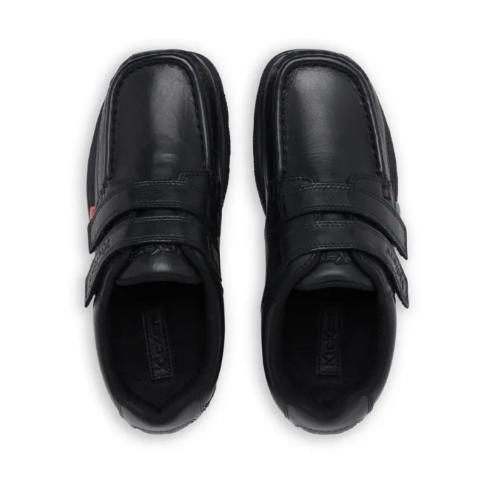 Fragma Twin Vel in pelle nera per ragazzi Fragma Twin Vel in pelle nera per ragazzi