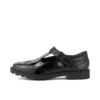 Giovani Donne Lachly Brogue T Bar Pelle Laccata Nera Giovani Donne Lachly Brogue T Bar Pelle Laccata Nera