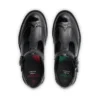 Giovani Donne Lachly Brogue T Bar Pelle Laccata Nera Giovani Donne Lachly Brogue T Bar Pelle Laccata Nera
