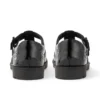 Giovani Donne Lachly Brogue T Bar Pelle Laccata Nera Giovani Donne Lachly Brogue T Bar Pelle Laccata Nera