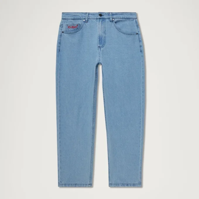 Jeans classici a gamba dritta Kickers da uomo, blu Jeans classici a gamba dritta Kickers da uomo, blu
