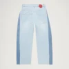 Jeans Kickers Classic a gamba larga blu da donna